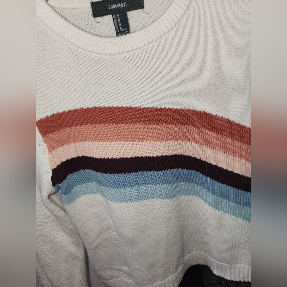 Striped Multicolor Sweater FOREVER 21 - Picture 2 of 8